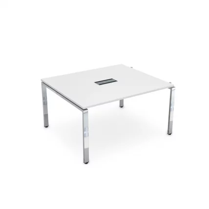 Стол системы БЭНЧ, переговорный, начальный GLOSS LINE НСПН-П.927 Белый Премиум_0