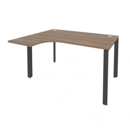 Стол эргономичный левый на П-образном м/к ONIX O.MP-SA-3L Дуб Аризона/Антрацит_0