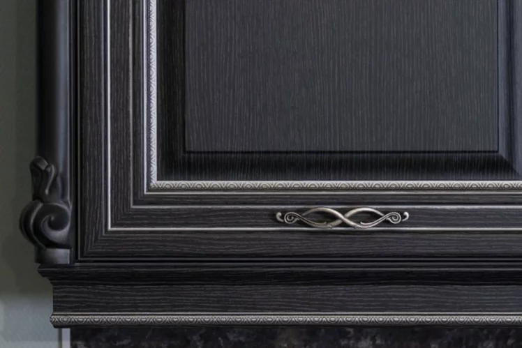 Шкаф кухонный 800 Италия ЛД 275.366.000 Черный Дуб темный_1