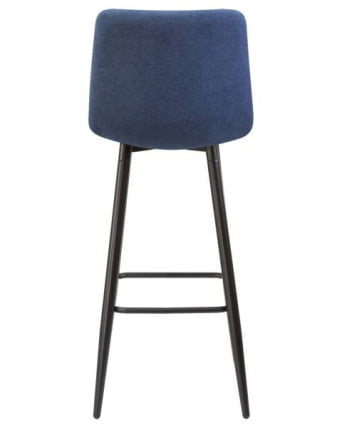 Стул барный ДОБРИН НИCОЛЕ (черные матовые ножки, синяя ткань (УФ860-14Б)) 2 шт / DOBRIN NICOLE (UF860-14B))_6