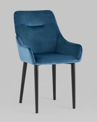 Стул Джоан велюр Пыльно-синий_1