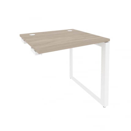 Стол-приставка на О-образном м/к к опорным элементам ONIX O.MO-SPR-0.7 Дуб Аттик/Белый_0