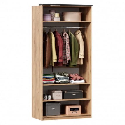 Шкаф двухстворчатый Техно ЛД 678.131.000.002 Дуб Золотой_1