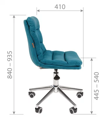 Компьютерное кресло CХАИРМАН ДОМ (Хоме) 115 Бирюзовый / CHAIRMAN (Home)_4