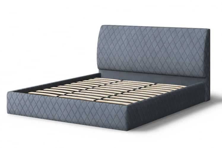 Кровать Хилтон, 2000x1600 мм, серый_1