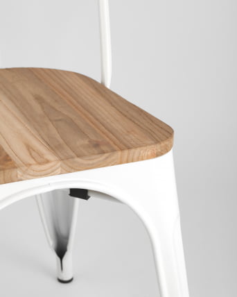 Стул TOLIX WOOD Белый_5
