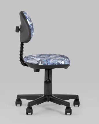 Кресло компьютерное детское УМКА абстракция Синий_2