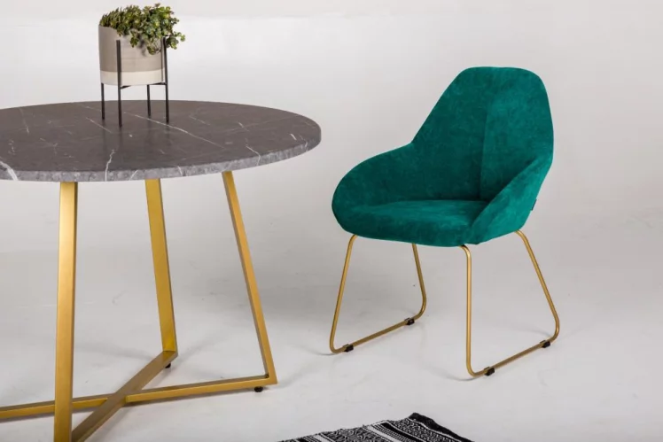 Стул Kent (С) Желт/Линк Золото_4