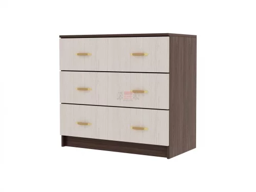 Комод с 3-мя ящиками Анкор темный/Анкор светлый_2