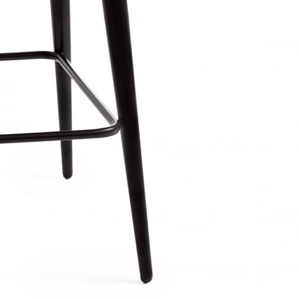 Стул барный CHILLY (mod.7095б) ткань/металл, 53х44х104 см, высота до сиденья 76 см, серый barkhat 26/черный_8