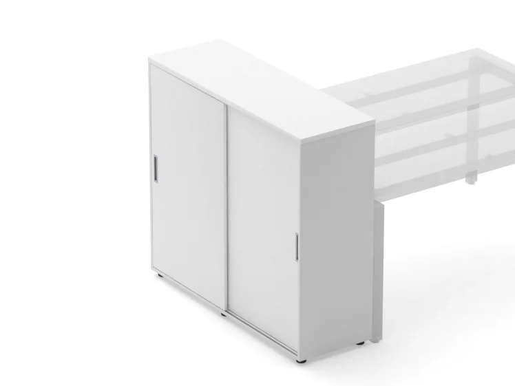 Тумба-купе высокая для рабочего модуля Deka 9.03.125 Белый_2