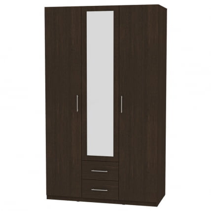 Шкаф распашный R-230х135х45-2-M(Венге)_0