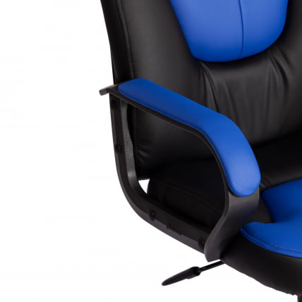 Кресло NEO 2 (22) экокожа Черный/синий 36-6/36-39_9