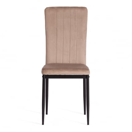 Стул VERTER (mod. 37-1) металл, вельвет, 47,8 х 41,5 х 97 см, Beige (бежевый) HLR8 / черный_4