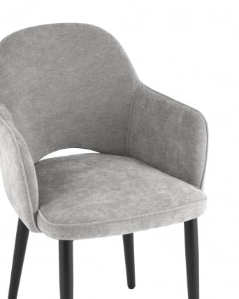 Стул Венера шенилл Светло-серый_6