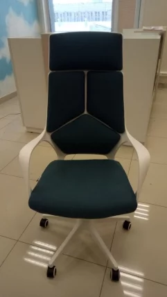Кресло офисное IQ CX0898H-0-56 White Blue_5
