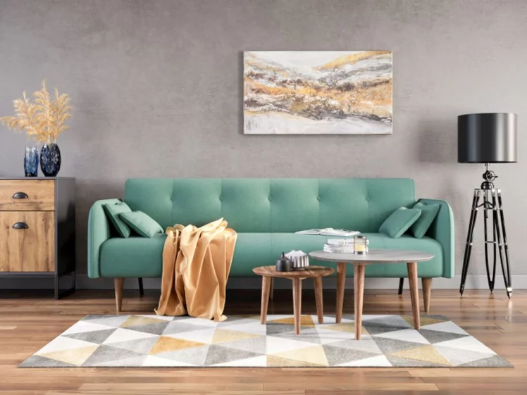 Диван трёхместный Бьерн ЛД 307.010.000 Светло-зеленый_7