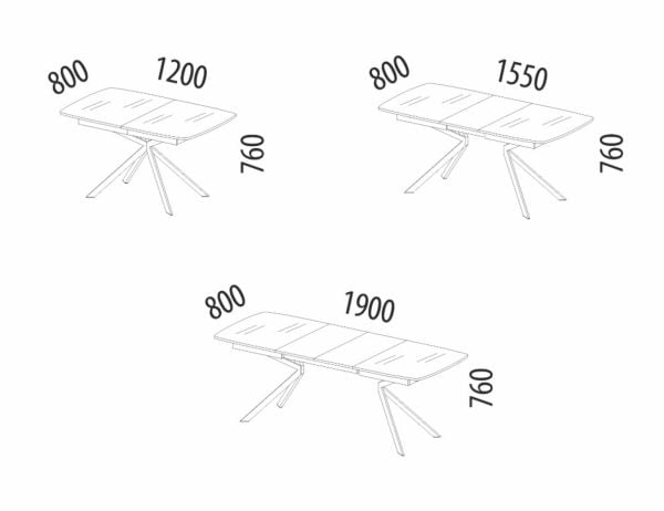 Обеденный стол Орфей 46 (02) Мрамор золотистый-Черный_12