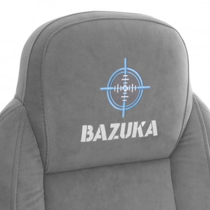 Кресло геймерское BAZUKA metalBL велюр, серый, 29_10