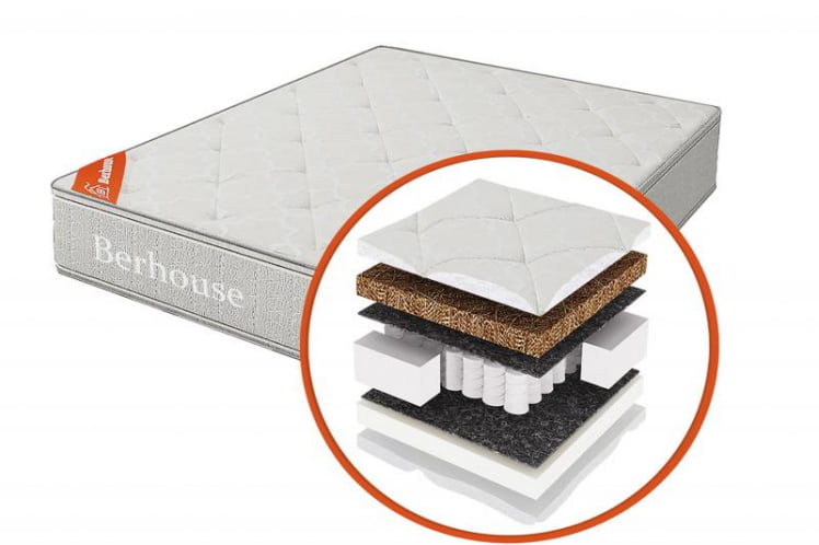 Матрас Mega Бикокос ППУ 10 (Berhouse) Размер: 1800х1900 мм_0
