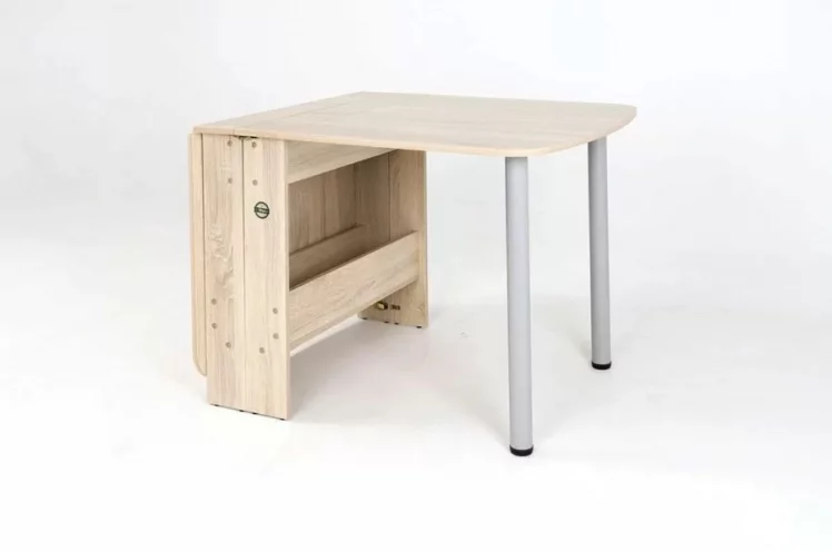 Стол-книжка раздвижной Оригами Ясень Шимо светлый_5