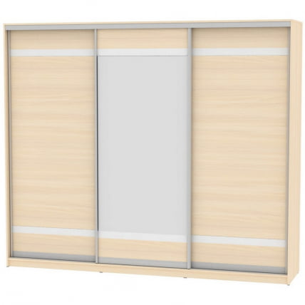 Шкаф-купе B-230х270х60-3(ДМ-D9D10D9)_0