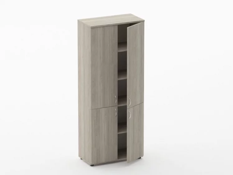 Шкаф высокий закрытый Twin 16.16.101 Дуб Сантана светлый_1