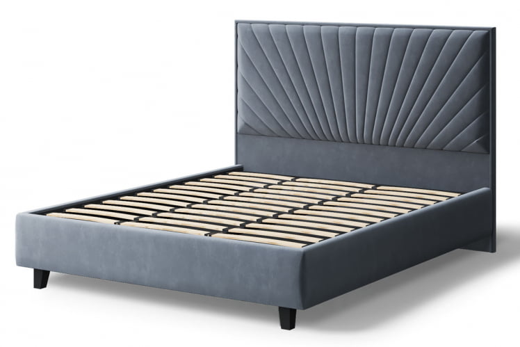 Кровать Леона, 2000 x 1200 мм, серый_2