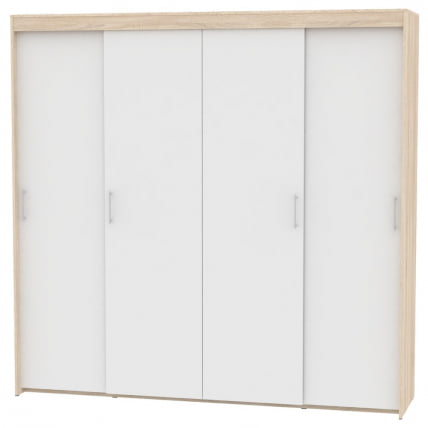 Шкаф-купе T-5-230х235х60(ДСС-Белый-8)_0