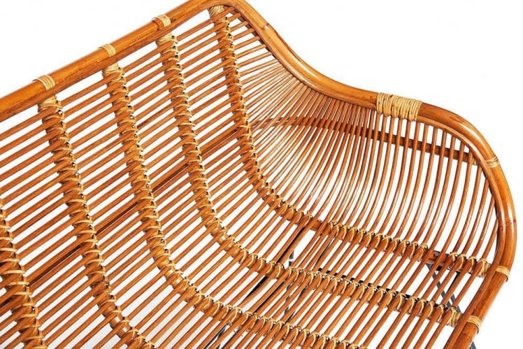 Софа Secret De Maison Pitaya (mod. 02 5089 SP KD/1-1) натуральный ротанг/металл, 80х117х64см, светлый мед/черный_6