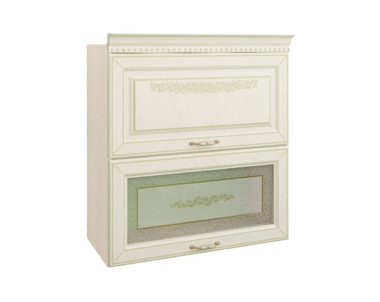 Шкаф-витрина кухонный (с системой плавного закрывания) Оливия 71.09.1_0