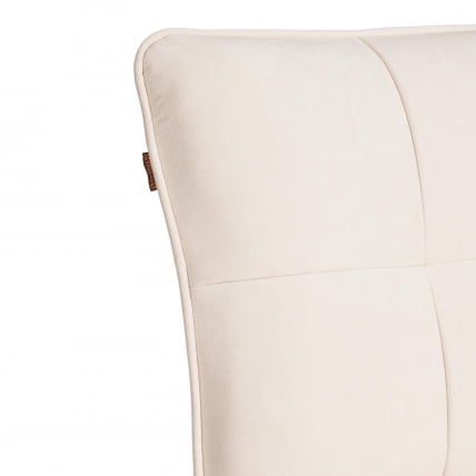 Стул обеденный Sweet LT, велюр, молочный/черный, 4, 41х55х88 см_9