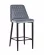 Стул полубарный Диего велюр Серый_227229