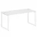 Стол письменный на О-образном м/к METAL SYSTEM БО.СП-4 Белый/Белый_247007