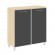 Шкаф квадратный Ялта LT.SD-1.4 R black Акация Лорка/Стекло Black 1098*452*1168_3881407