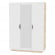 Шкаф распашный Аврора(H22_M)1872х1351х540(ДСС-Белый)_359831