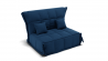 Диван Джаз 2000 (ЗР) Цвет фасада: Синий; Тип: Прямой; Материал фасада: Металл/Велюр_800426