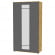 Шкаф распашный Алиса(H5_M)2230х1200х540ручкаскоба96мм(ДВ-Графит)_362089