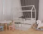 Кровать-домик RooRoom кд-33 с ящиками Белый_153281