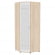 Шкаф распашный Алиса (H6_M) 2230х854х854 ручка скоба 96мм (ДСС-Белый)_354771