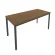 Стол письменный на металлокаркасе SLIM SYSTEM С.СП-6 Орех-Антрацит_237069
