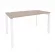 Стол рабочий на П-образном м/к ONIX O.MP-SP-3.7 Дуб Аттик/Белый_239944