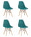 Стул Style DSW x4 Темно-бирюзовый_362525