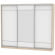 Шкаф-купе B-220х270х60-1(ДСС-Белый-D7D8D7)_358994
