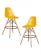 Стул барный DOBRIN DSW BAR (ножки светлый бук, цвет горчичный (Y-03)) 2 шт_3636925