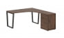 Стол эргономичный с тумбой правый EDIS EVCET 1518 R Дуб Денвер темный Мокко_3638035