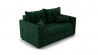 Диван Палермо (ЗР) Цвет фасада: Зеленый; Тип: Прямой; Материал фасада: Металл/Велюр_888166