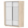 Шкаф-купе YA-198х1250-1(ДСС-Белый-D4D3)_357394