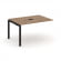 Стайл Проджект Проходной наб. элем. перег. стола SN-59P.NSPRG-001 Дуб Табак/Металл Черный 980*980*75 _3808753