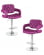 Стул барный DOBRIN TIESTO (фиолетовый) 2 шт_3636594